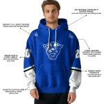 custom georgia state panthers striped sleeves blue hoodie best selling