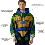 custom georgia state panthers superhero armor blue green hoodie best selling