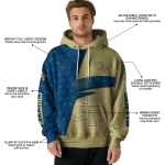 custom georgia tech yellow jackets abstract shape gold hoodie best selling