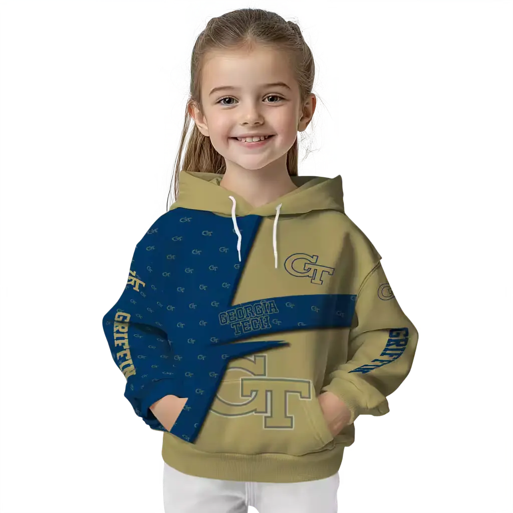 custom georgia tech yellow jackets abstract shape gold hoodie top rated custom georgia tech yellow jackets abstract shape gold hoodie top rated