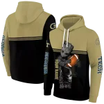 custom georgia tech yellow jackets baby groot gold black hoodie best selling