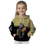 custom georgia tech yellow jackets baby groot gold black hoodie best selling