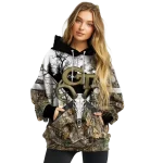 custom georgia tech yellow jackets forest silhouette hoodie best selling