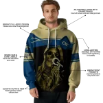 custom georgia tech yellow jackets grim reaper gold black hoodie best selling