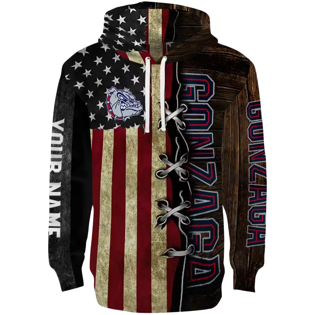 custom gonzaga bulldogs american pride hoodie best selling custom gonzaga bulldogs american pride hoodie best selling