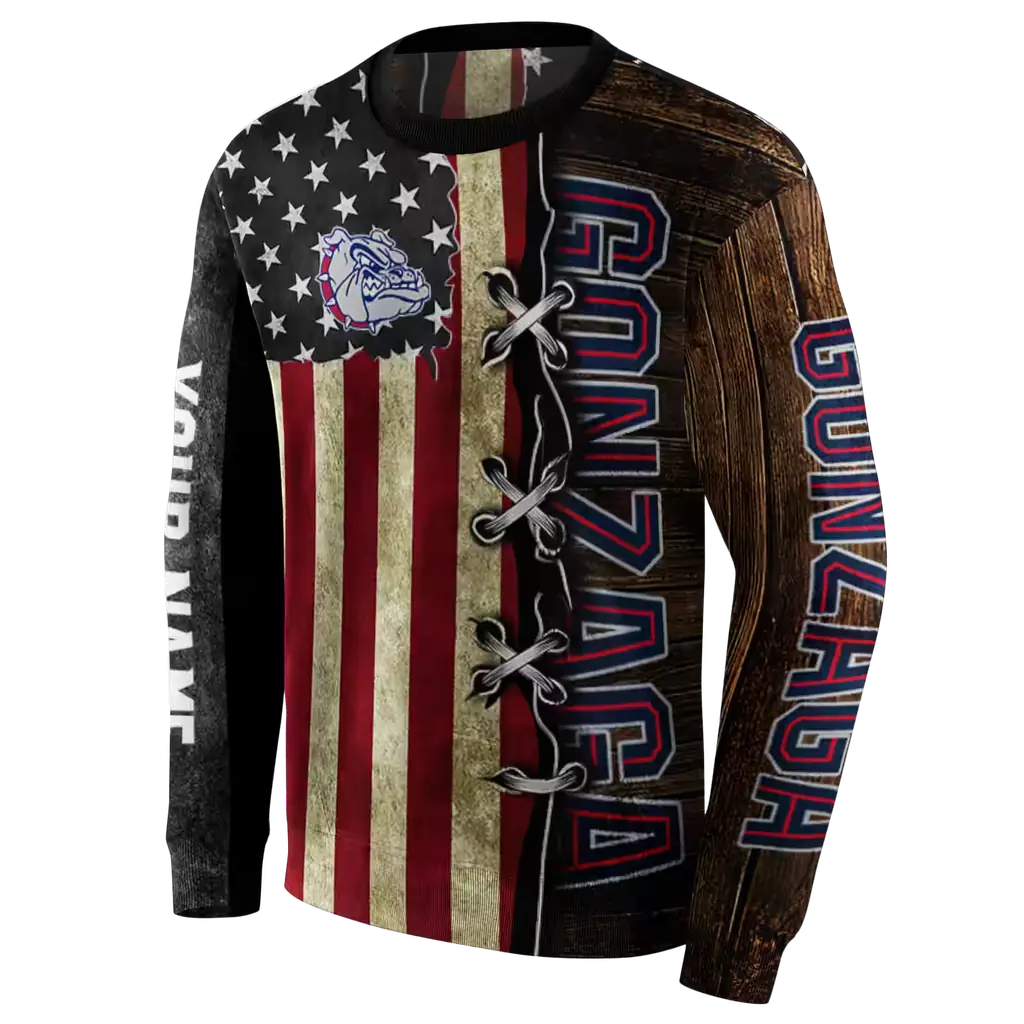 custom gonzaga bulldogs american pride hoodie new arrival custom gonzaga bulldogs american pride hoodie new arrival