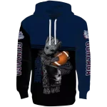 custom gonzaga bulldogs baby groot blue black hoodie best selling