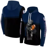 custom gonzaga bulldogs baby groot blue black hoodie best selling