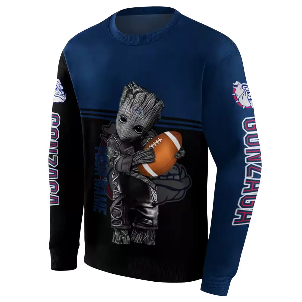 custom gonzaga bulldogs baby groot blue black hoodie new arrival custom gonzaga bulldogs baby groot blue black hoodie new arrival