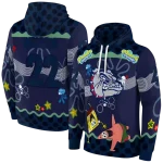 custom gonzaga bulldogs spongebob patrick star blue navy hoodie best selling