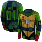 custom gonzaga bulldogs superhero armor blue green hoodie best selling