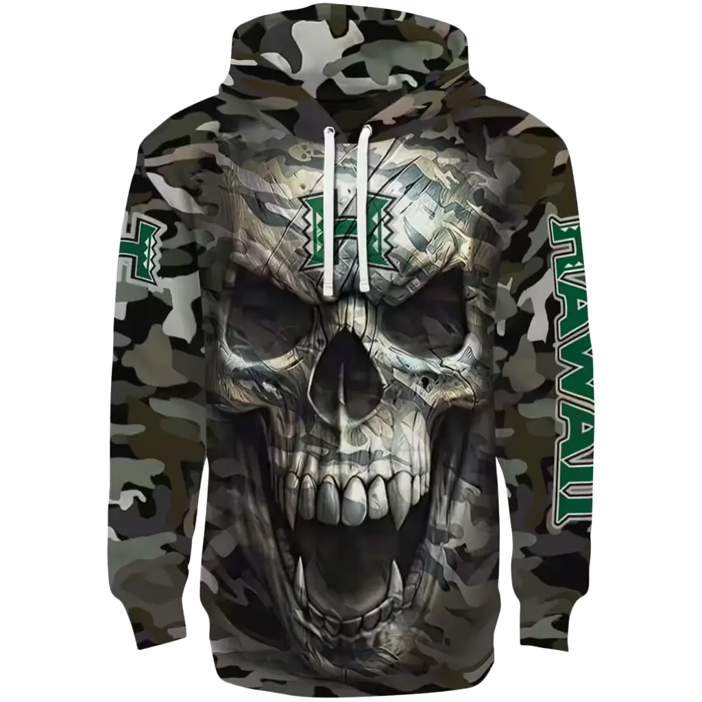 custom hawaii rainbow warriors camo skull hoodie best selling custom hawaii rainbow warriors camo skull hoodie best selling