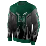custom hawaii rainbow warriors flame design green hoodie best selling