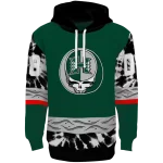 custom hawaii rainbow warriors grateful vibes green hoodie best selling