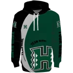 custom hawaii rainbow warriors minimalist design green black hoodie best selling