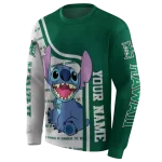 custom hawaii rainbow warriors stitch green hoodie best selling