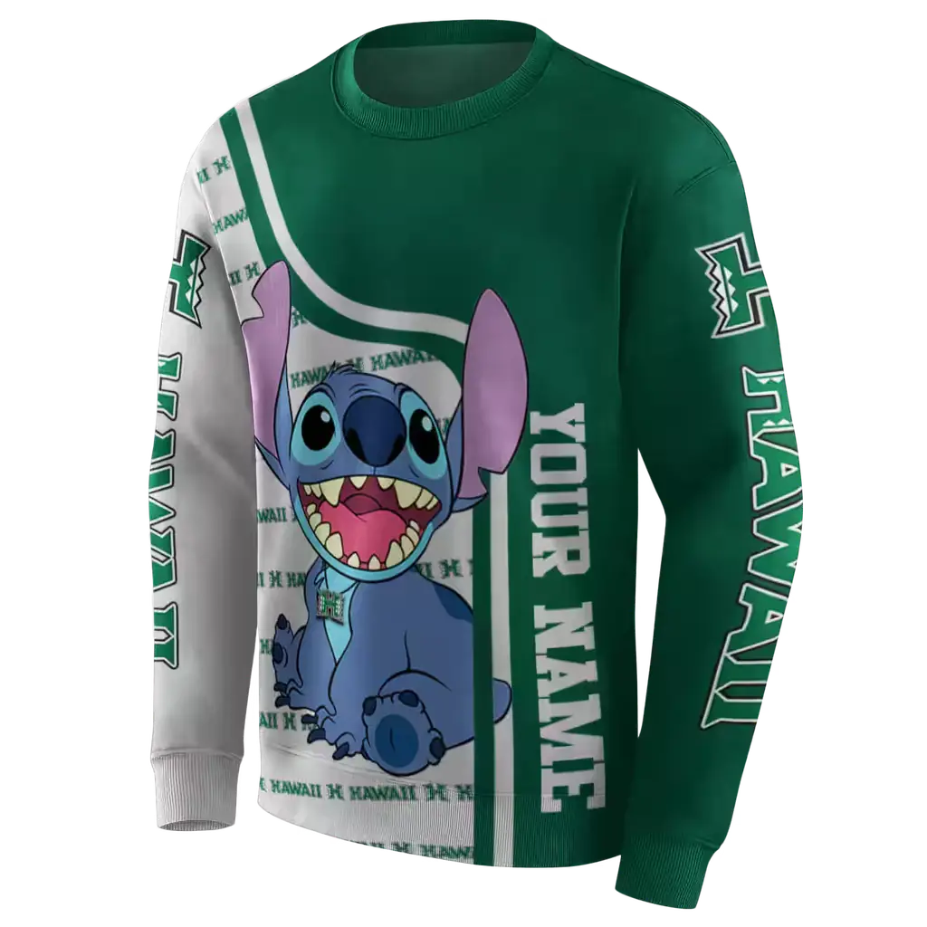 custom hawaii rainbow warriors stitch green hoodie new arrival custom hawaii rainbow warriors stitch green hoodie new arrival