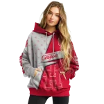 custom houston cougars abstract shape red hoodie best selling
