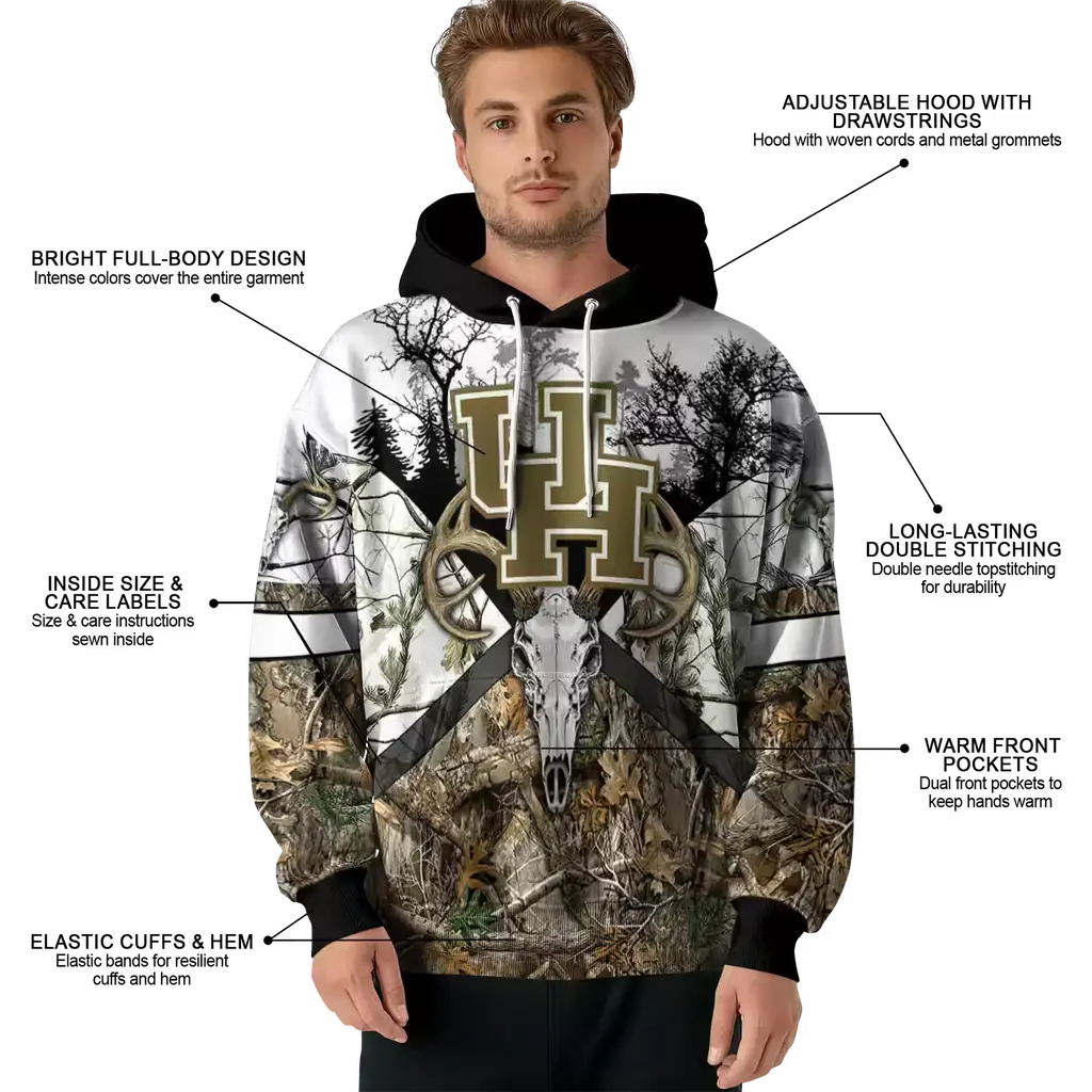 custom houston cougars forest silhouette hoodie latest model custom houston cougars forest silhouette hoodie latest model