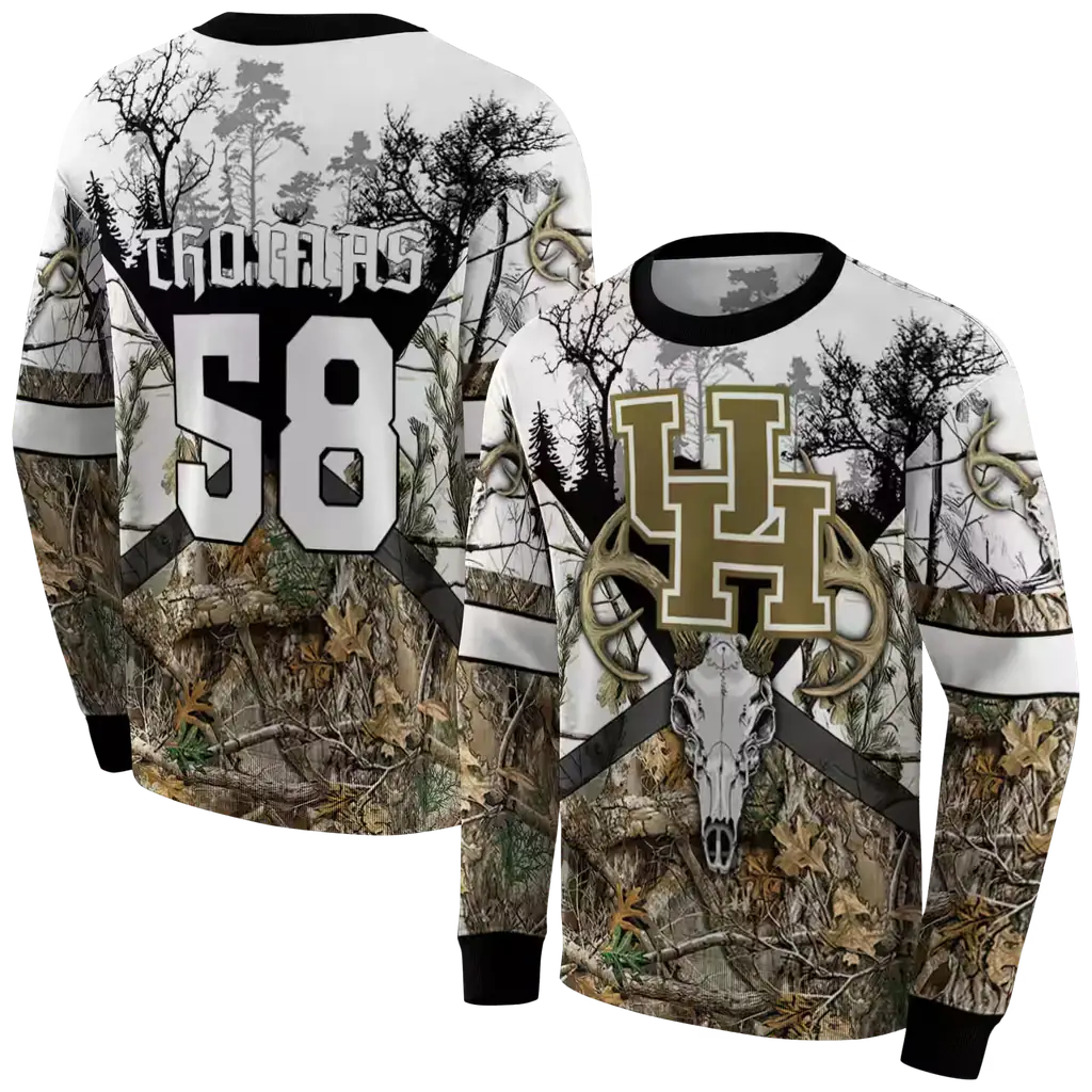 custom houston cougars forest silhouette hoodie premium grade custom houston cougars forest silhouette hoodie premium grade