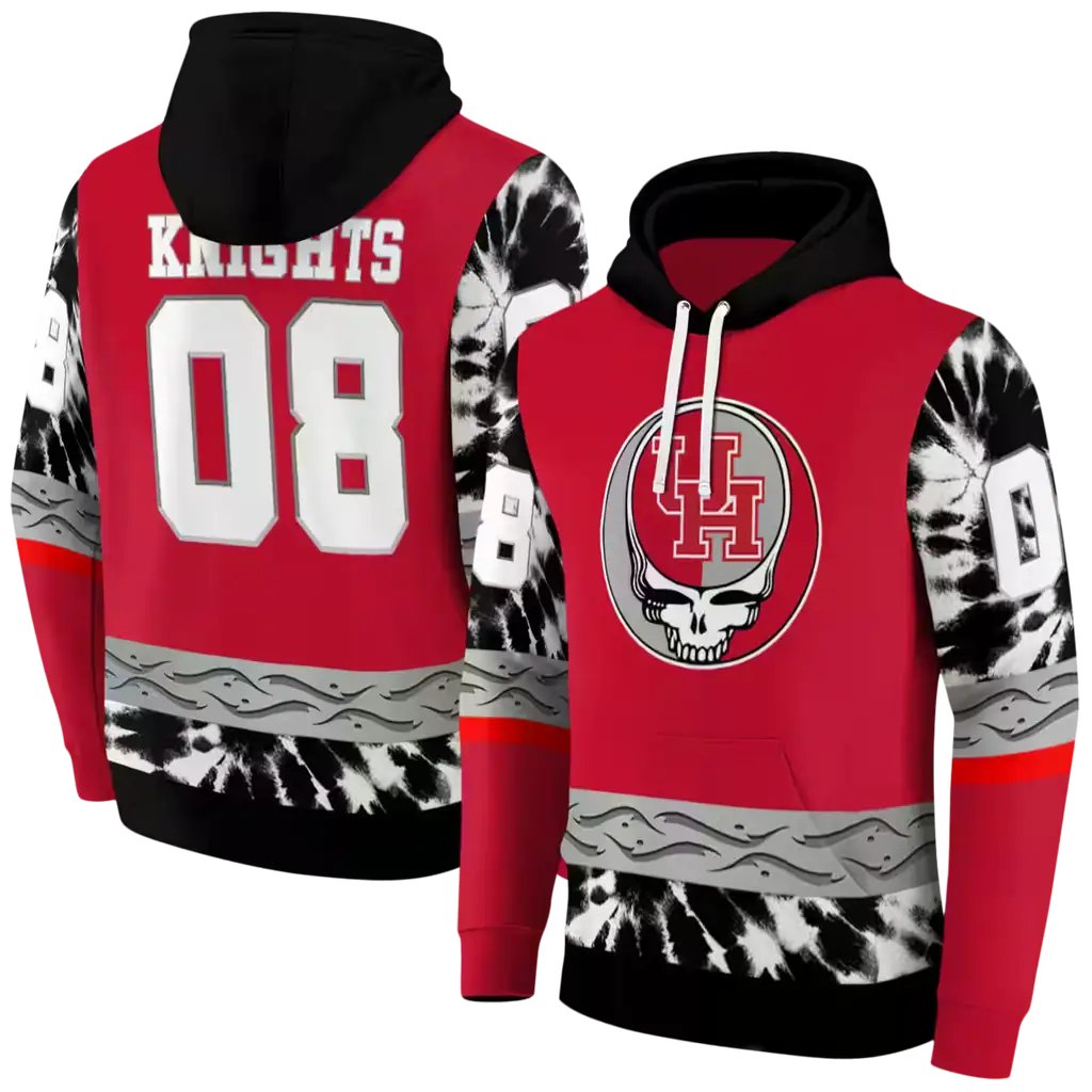 custom houston cougars grateful vibes red hoodie fashion forward custom houston cougars grateful vibes red hoodie fashion forward