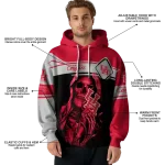 custom houston cougars grim reaper red black hoodie best selling