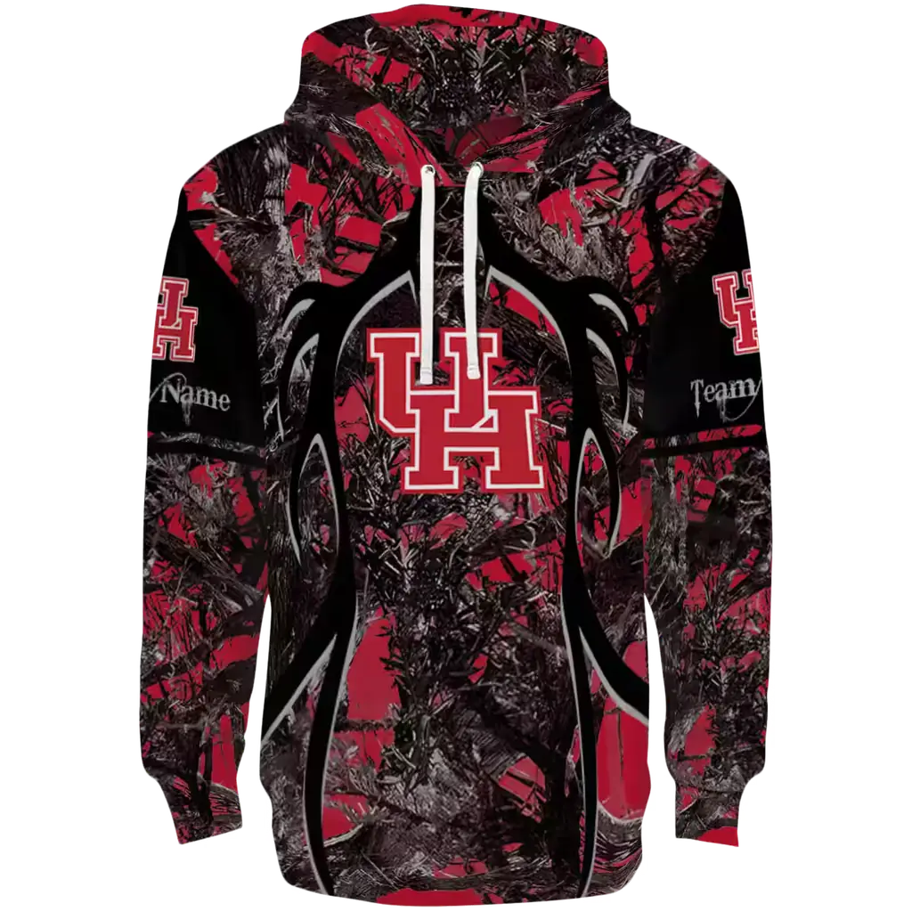 custom houston cougars hunting theme red black hoodie best selling custom houston cougars hunting theme red black hoodie best selling