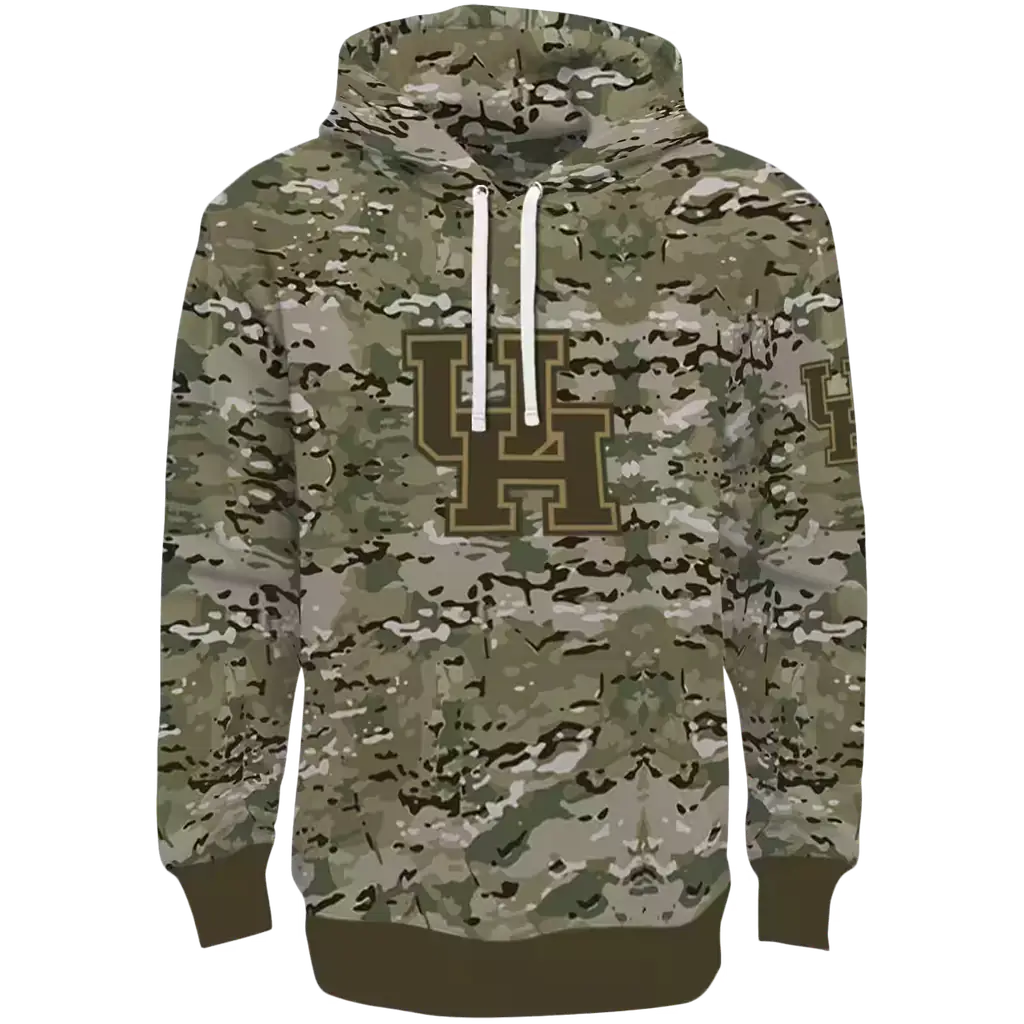 custom houston cougars military style hoodie best selling custom houston cougars military style hoodie best selling