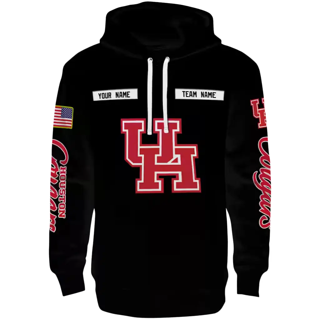 custom houston cougars punisher skull black hoodie best selling custom houston cougars punisher skull black hoodie best selling