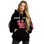 custom houston cougars punisher skull black hoodie best selling