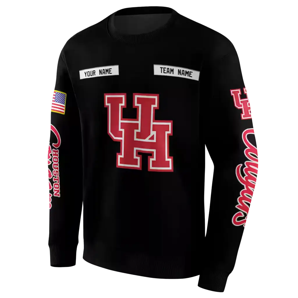 custom houston cougars punisher skull black hoodie new arrival custom houston cougars punisher skull black hoodie new arrival