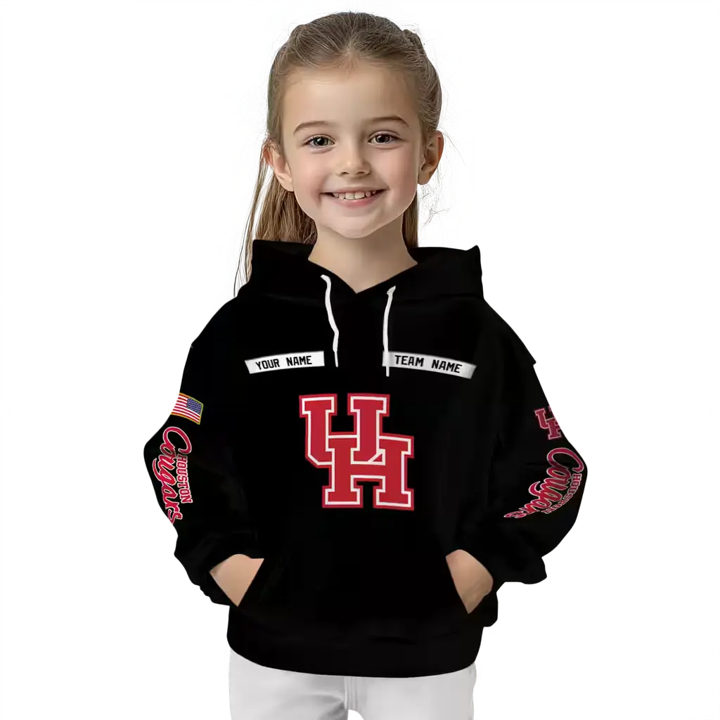 custom houston cougars punisher skull black hoodie top rated custom houston cougars punisher skull black hoodie top rated