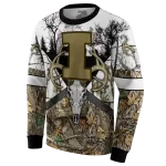 custom illinois fighting illini forest silhouette hoodie best selling