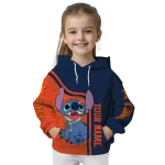 custom illinois fighting illini stitch blue hoodie best selling