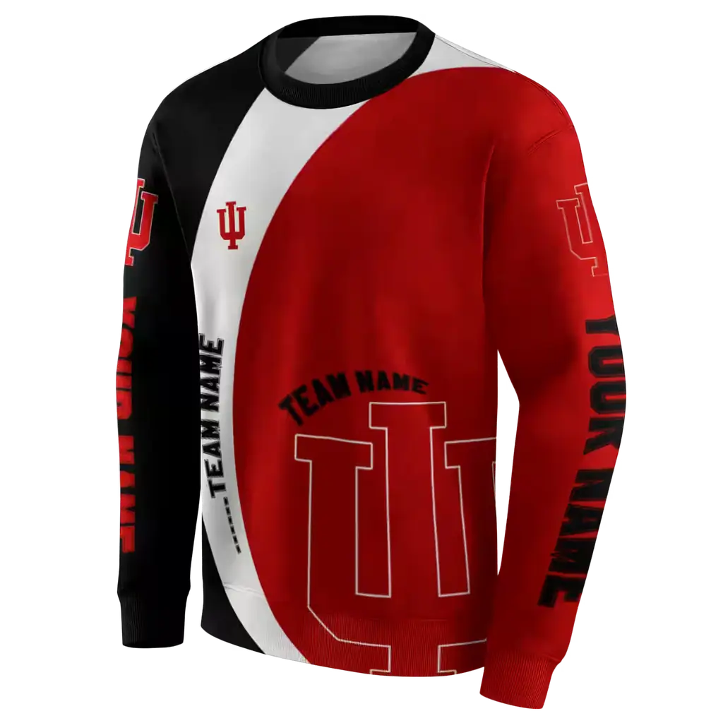 custom indiana hoosiers minimalist design red black hoodie new arrival custom indiana hoosiers minimalist design red black hoodie new arrival