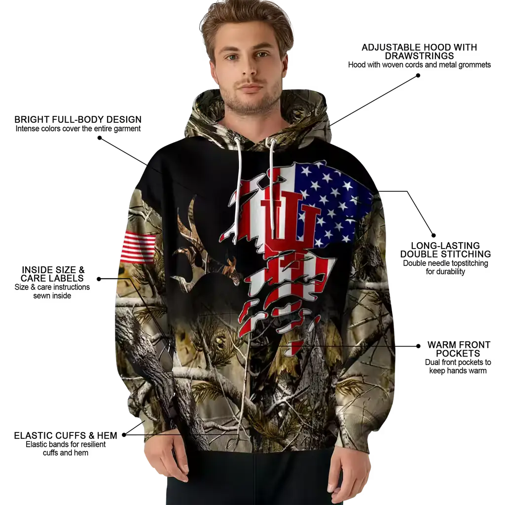 custom indiana hoosiers tree camo hoodie latest model custom indiana hoosiers tree camo hoodie latest model