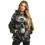 custom iowa hawkeyes camo skull hoodie best selling