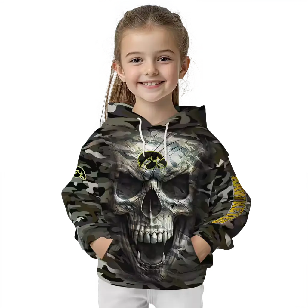 custom iowa hawkeyes camo skull hoodie top rated custom iowa hawkeyes camo skull hoodie top rated