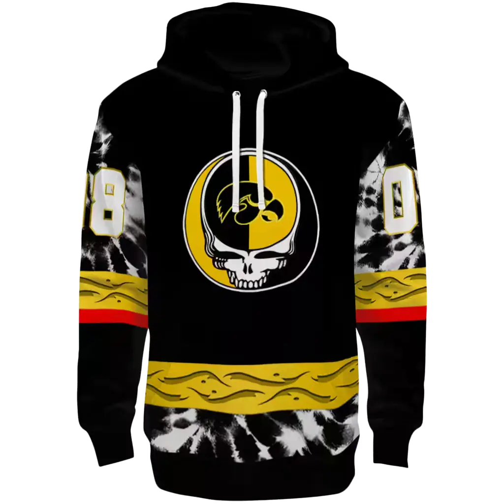 custom iowa hawkeyes grateful vibes black hoodie best selling custom iowa hawkeyes grateful vibes black hoodie best selling