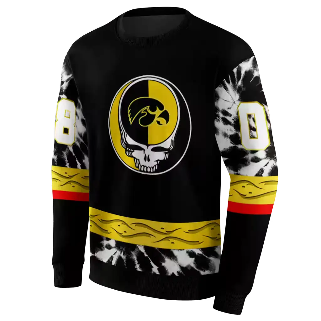 custom iowa hawkeyes grateful vibes black hoodie new arrival custom iowa hawkeyes grateful vibes black hoodie new arrival