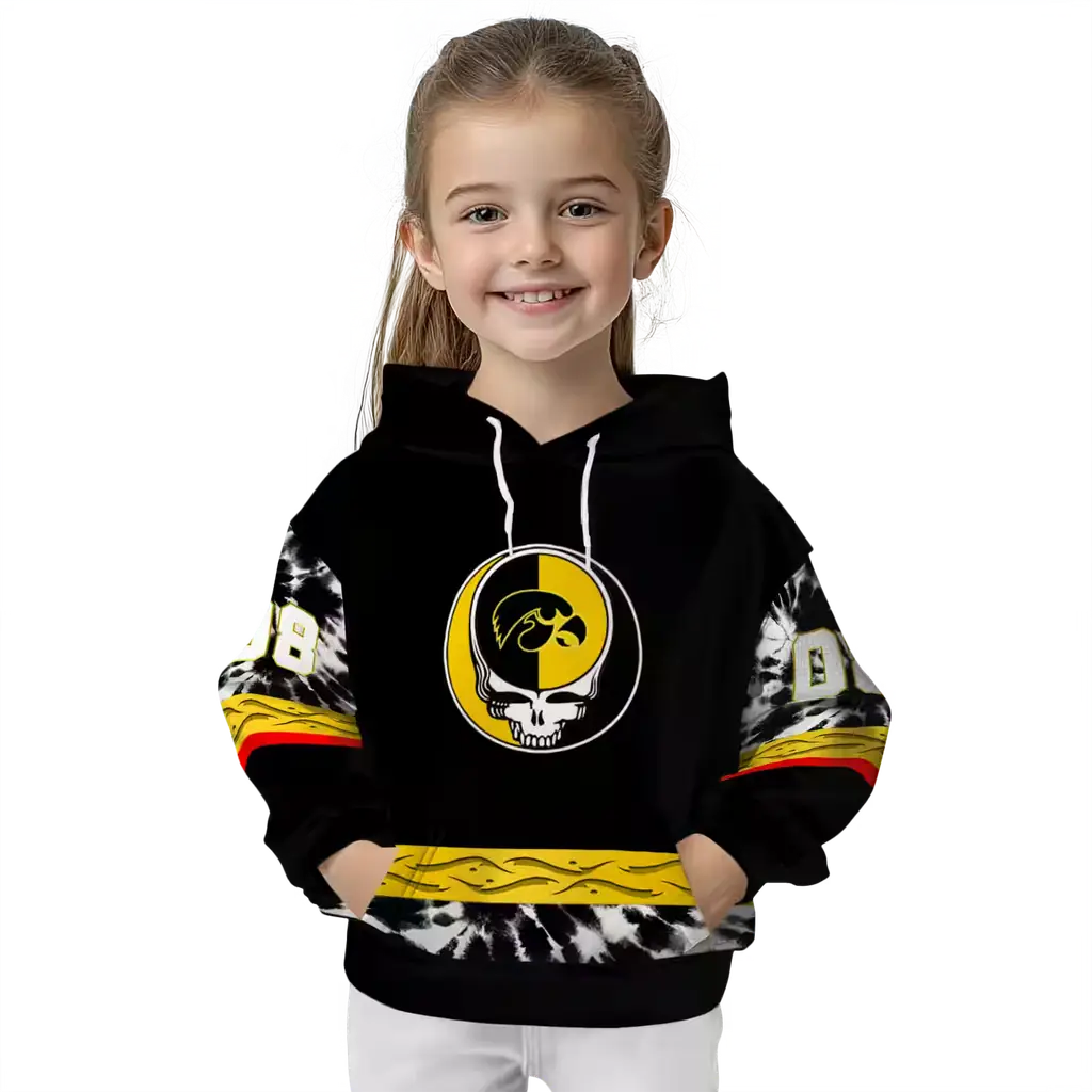 custom iowa hawkeyes grateful vibes black hoodie top rated custom iowa hawkeyes grateful vibes black hoodie top rated
