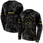 custom iowa hawkeyes hunting theme black hoodie best selling