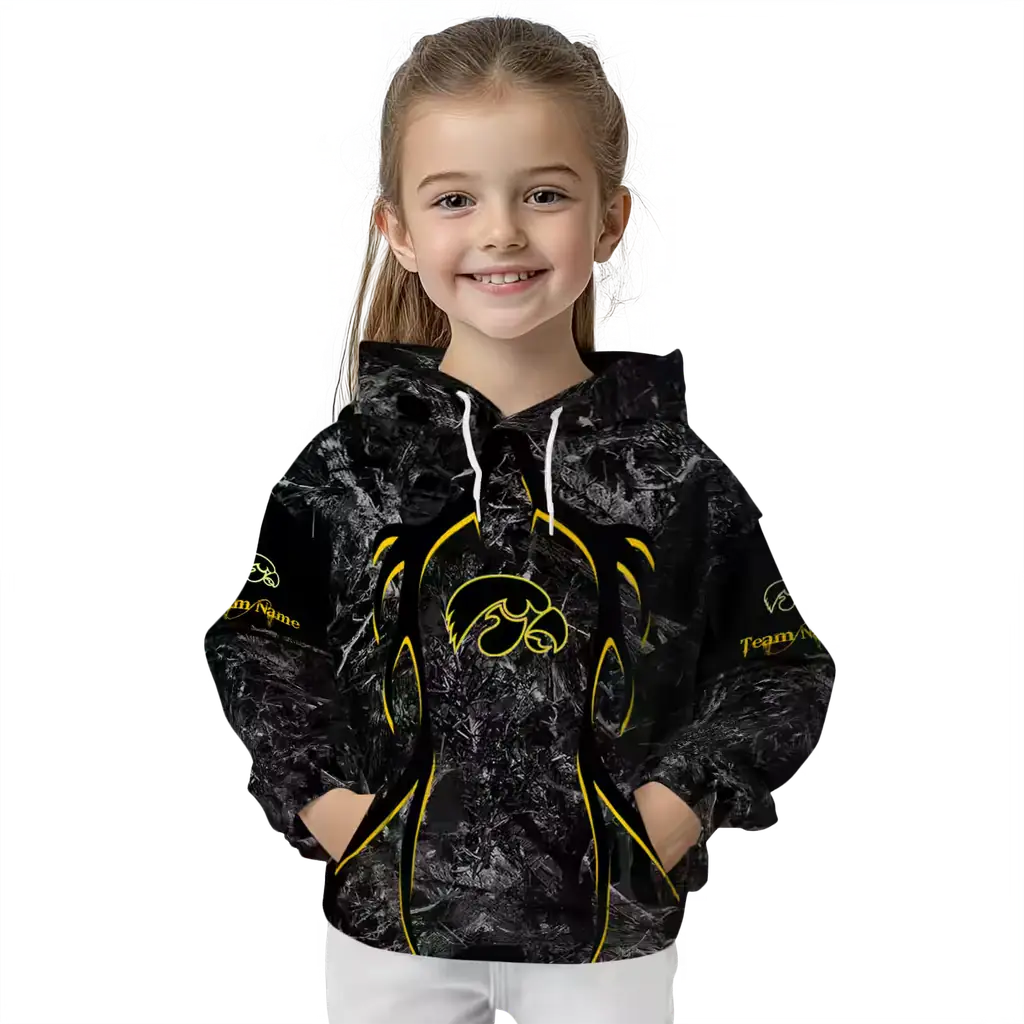 custom iowa hawkeyes hunting theme black hoodie top rated custom iowa hawkeyes hunting theme black hoodie top rated