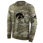 custom iowa hawkeyes military style hoodie best selling