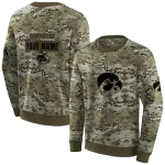 custom iowa hawkeyes military style hoodie best selling
