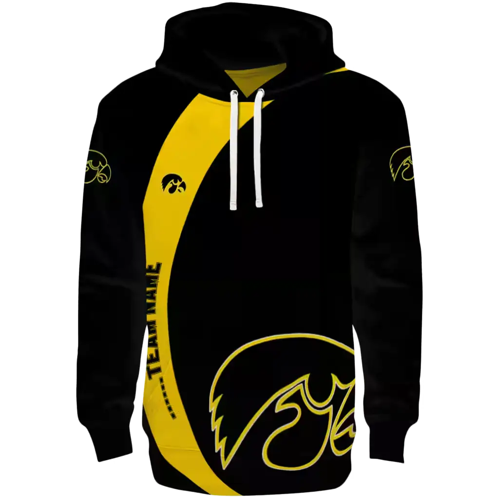 custom iowa hawkeyes minimalist design black hoodie best selling custom iowa hawkeyes minimalist design black hoodie best selling