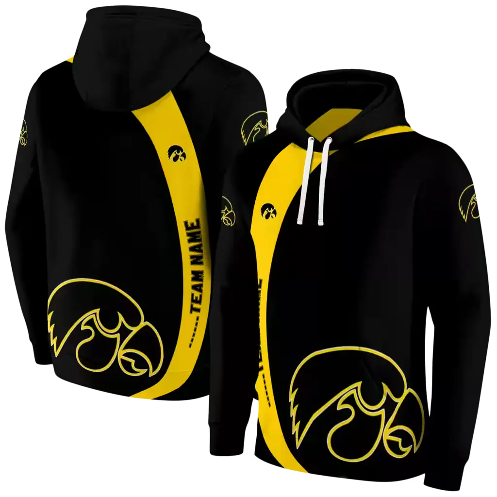 custom iowa hawkeyes minimalist design black hoodie fashion forward custom iowa hawkeyes minimalist design black hoodie fashion forward