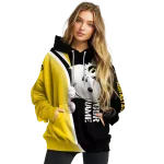 custom iowa hawkeyes peeking snoopy black hoodie best selling