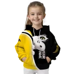 custom iowa hawkeyes peeking snoopy black hoodie best selling