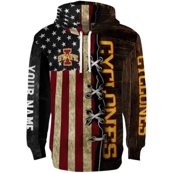 custom iowa state cyclones american pride hoodie best selling